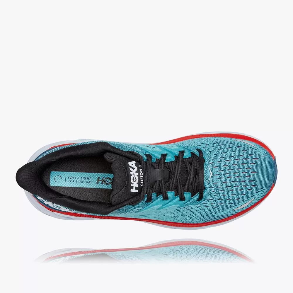 Women's Clifton 8 - Real Teal / Aquarelle