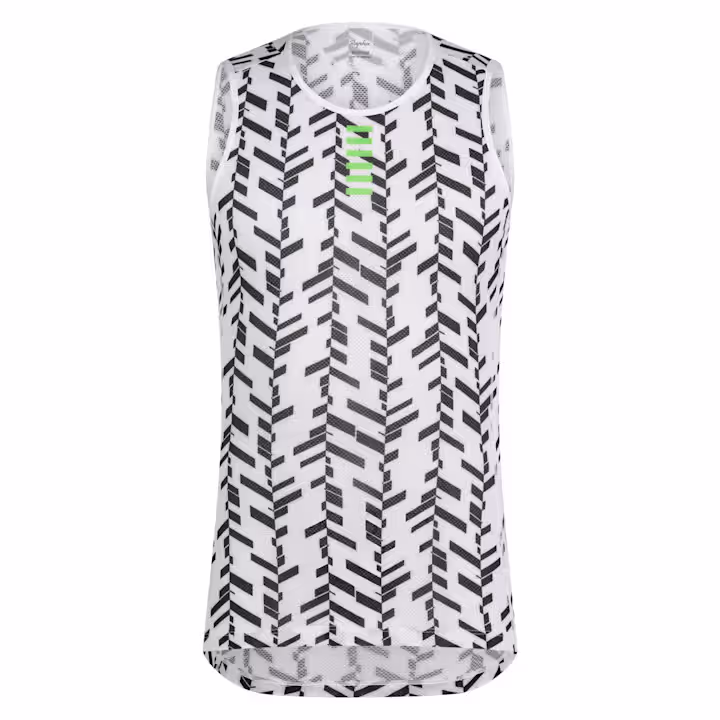 MEN'S PRO TEAM SLEEVELESS BASE LAYER - DATA PRINT