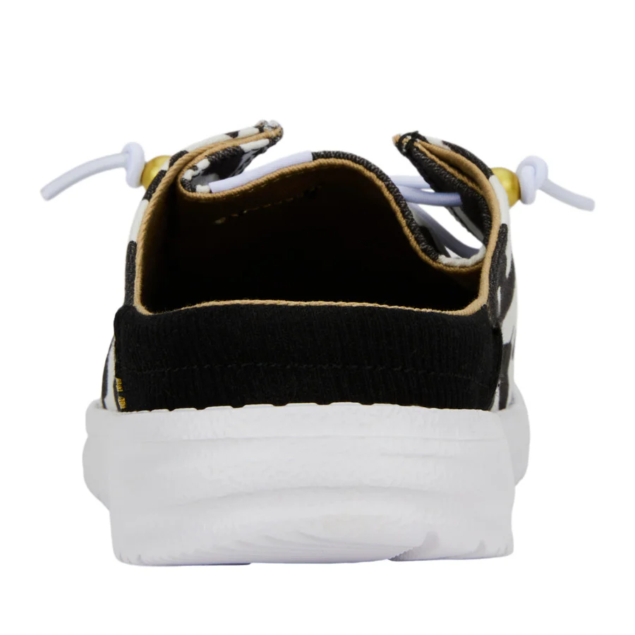 Wendy Slip Classic - White/Black Cow Print