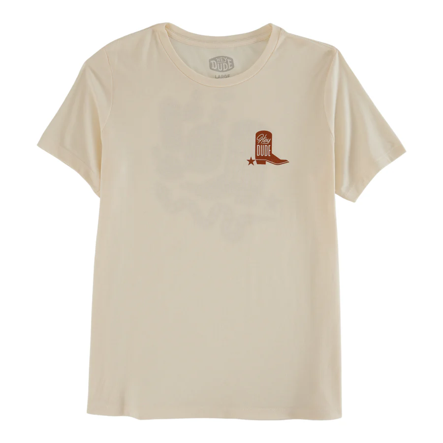 HEYDUDE Spur Snake Tee - Cream