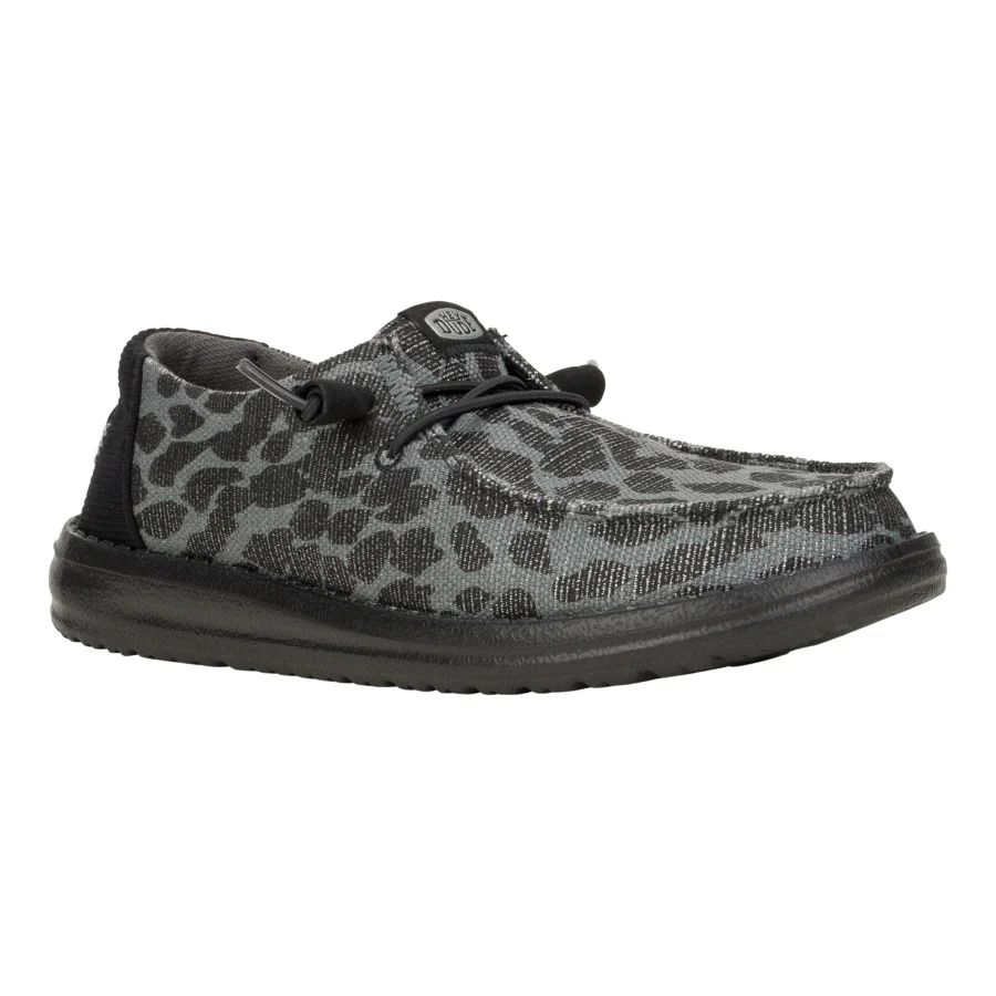 Wendy Leopard Sparkle - Black