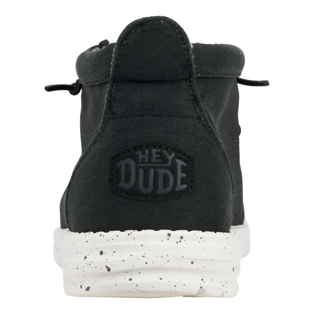 Wally Mid Canvas - Black/White