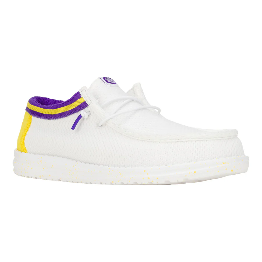 Wally Varsity Jersey - White Yellow
