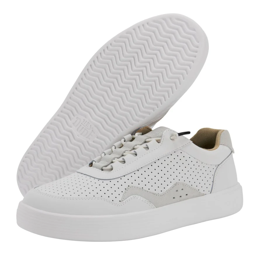 Hudson Leather - White