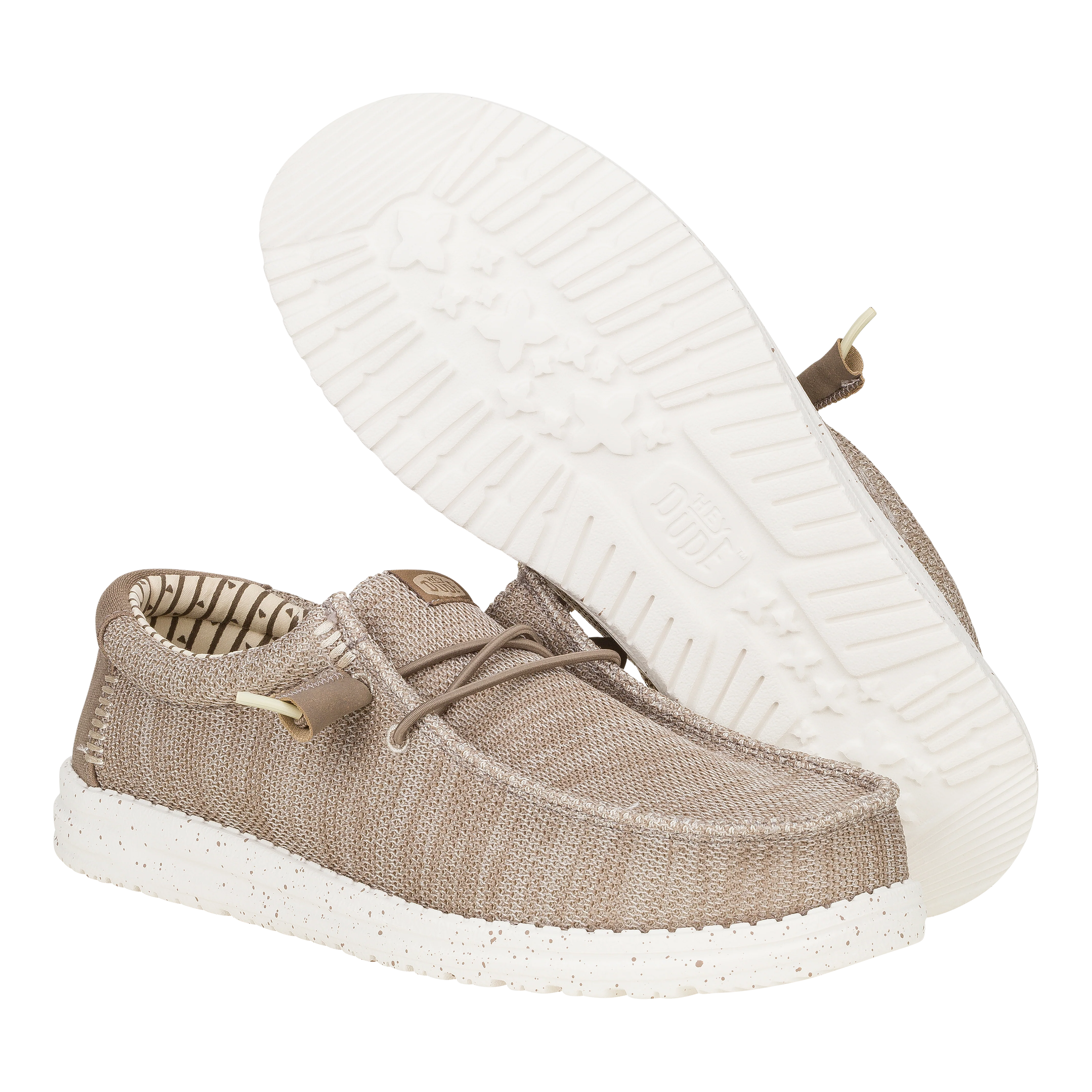 Wally Stretch Sox Wide - Tan