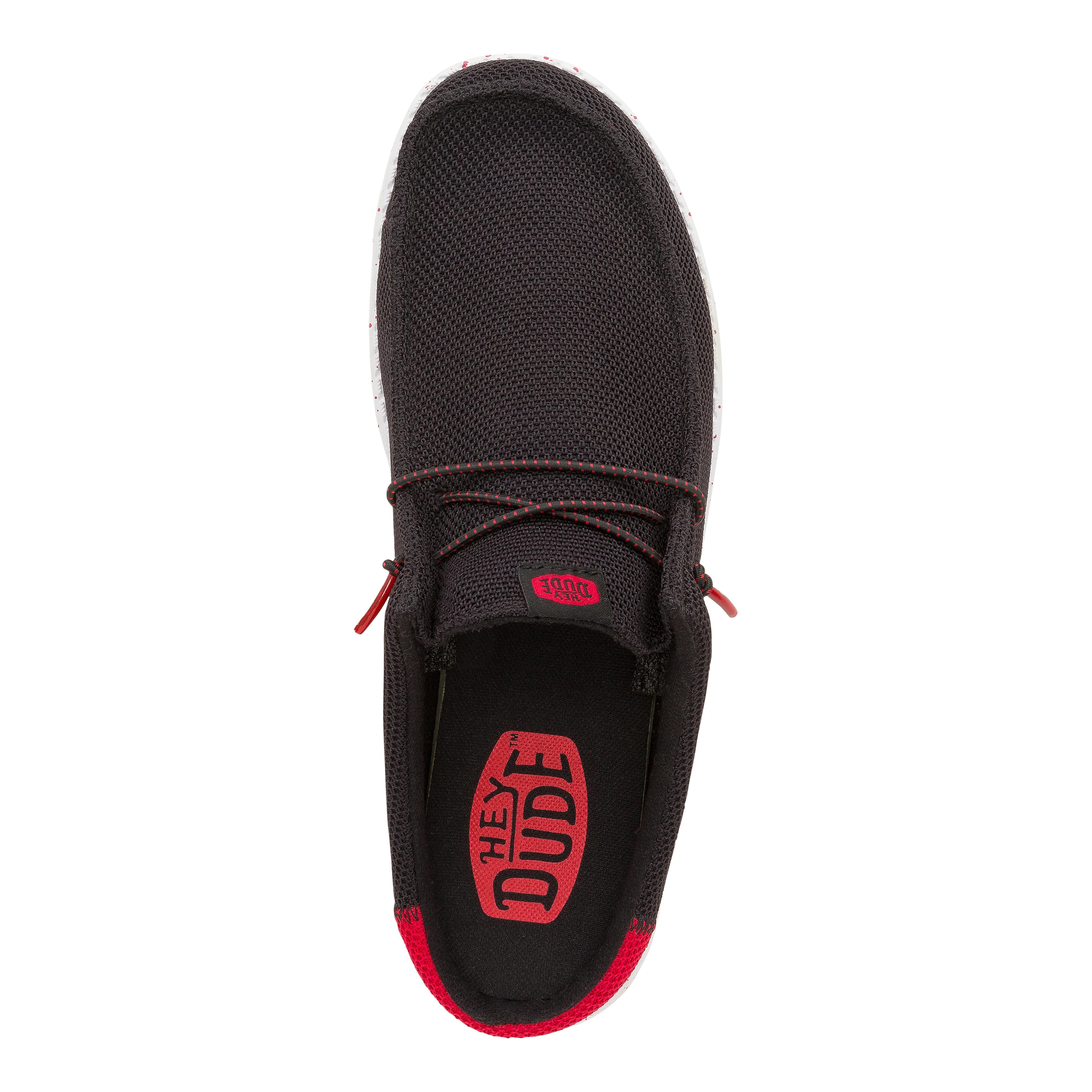 Wally Slip Varsity - Black/Red