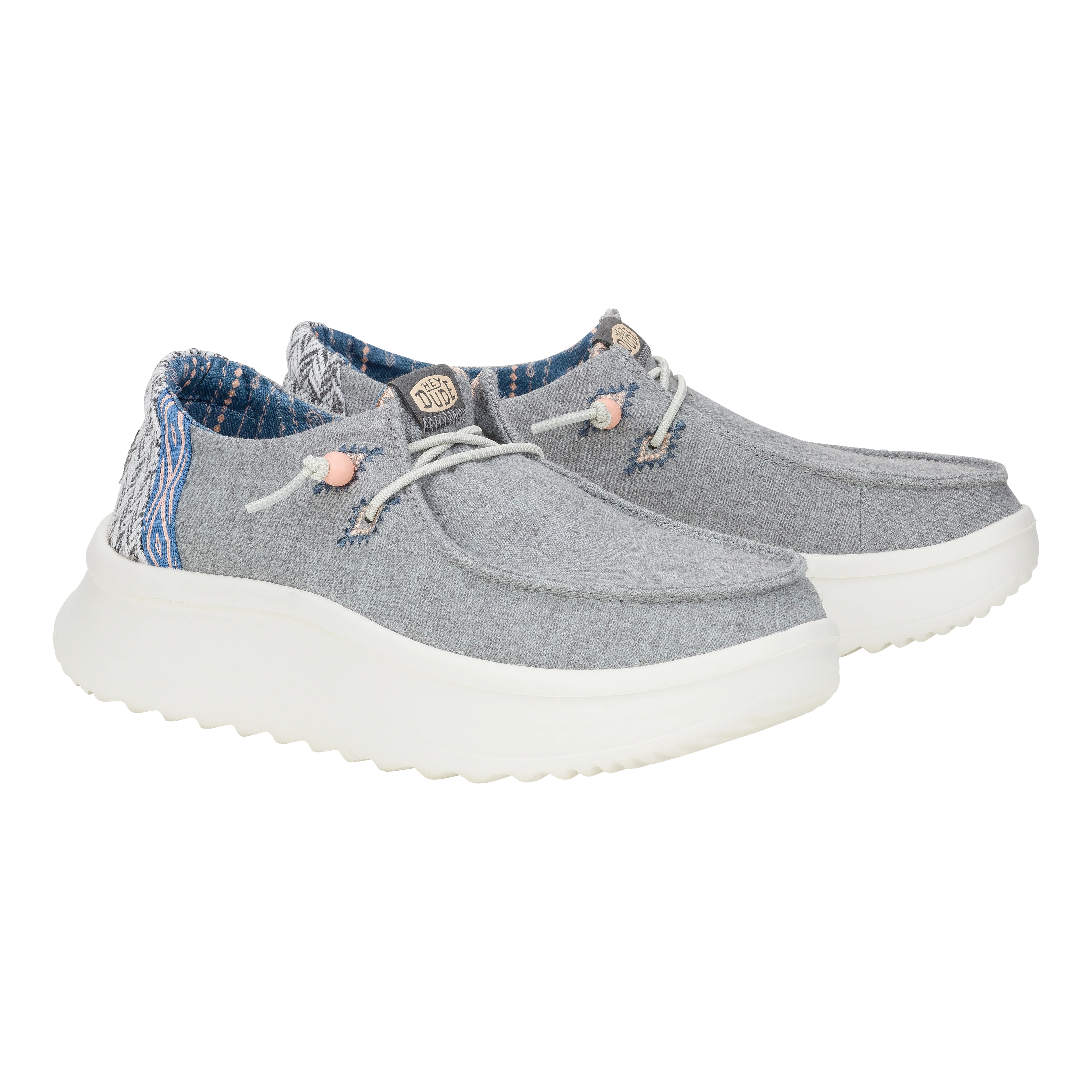 Wendy Peak Chambray Woven - Grey