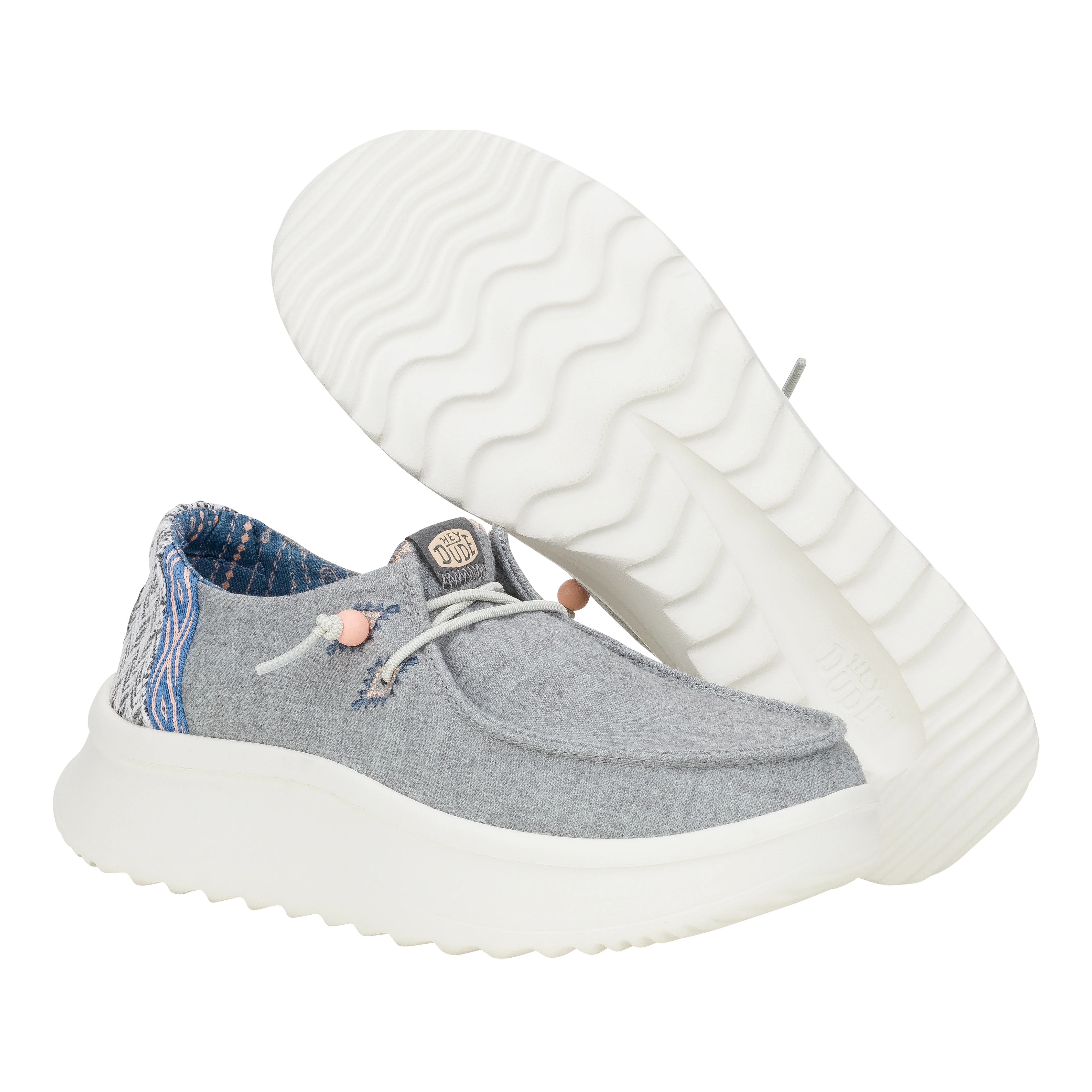 Wendy Peak Chambray Woven - Grey