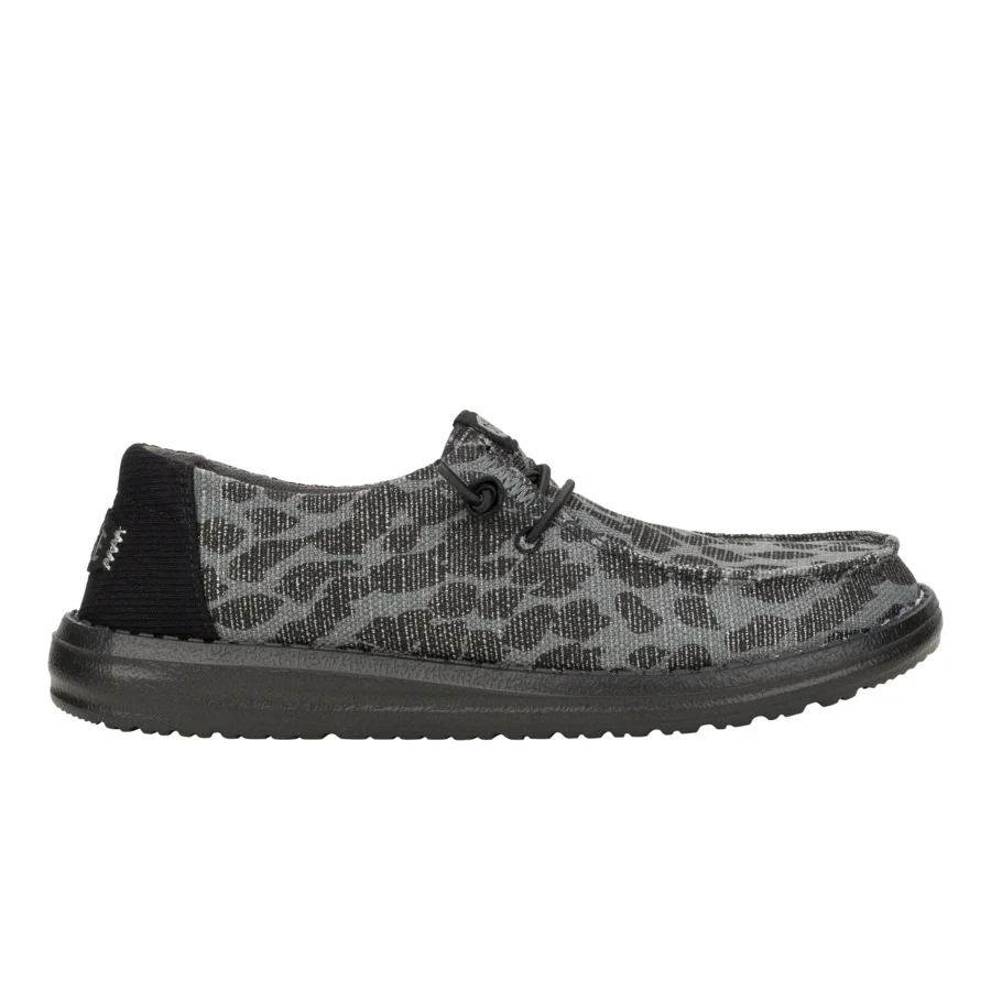Wendy Leopard Sparkle - Black
