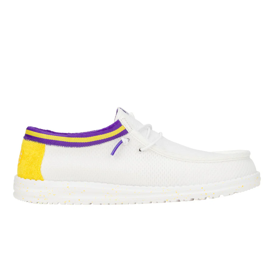 Wally Varsity Jersey - White Yellow