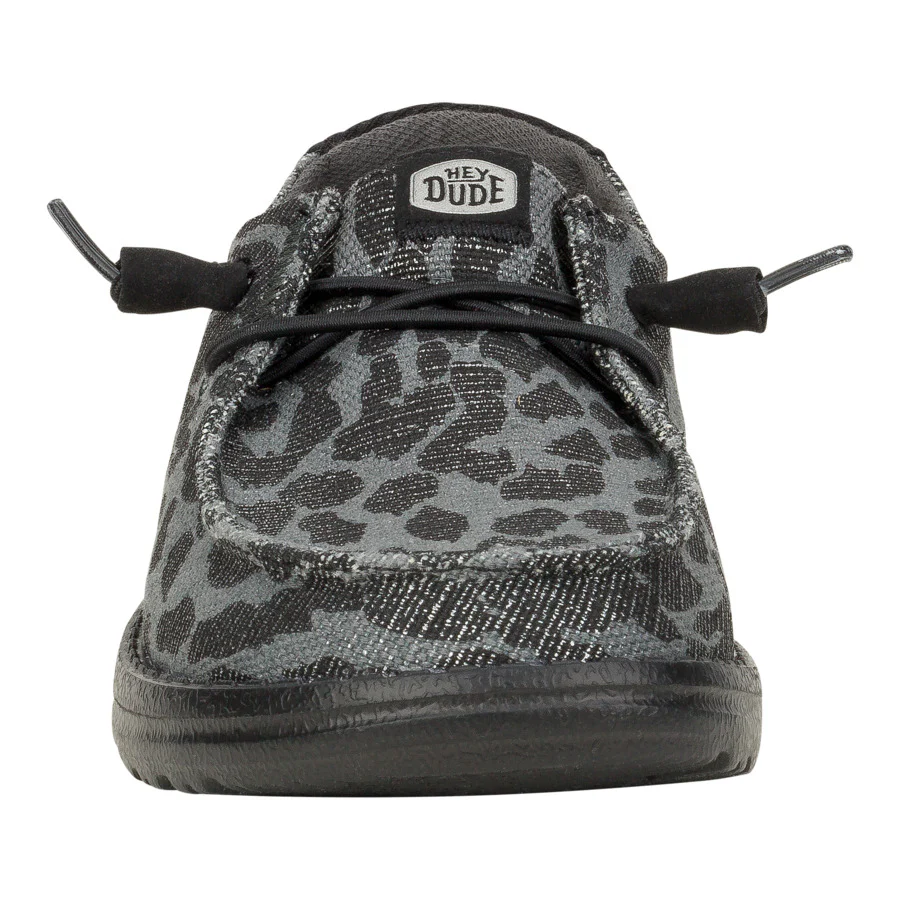 Wendy Leopard Sparkle - Black