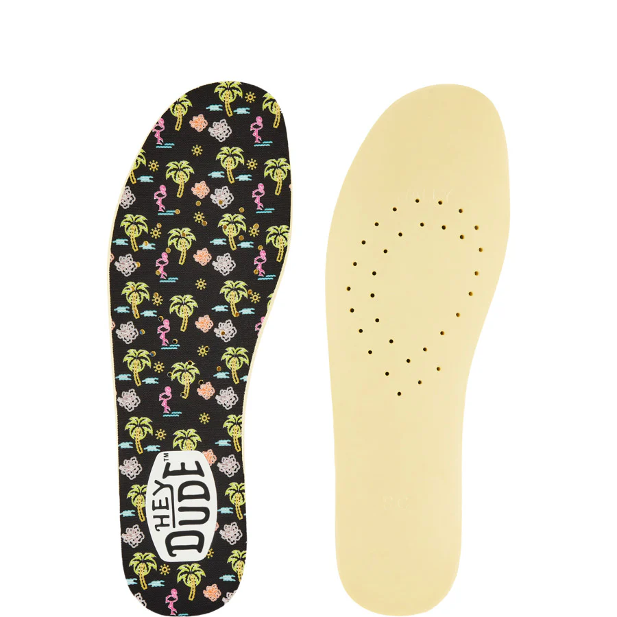 Neon Palm Insoles - Black