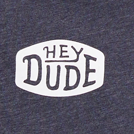 Go To Buckle Tee - Navy/Heather