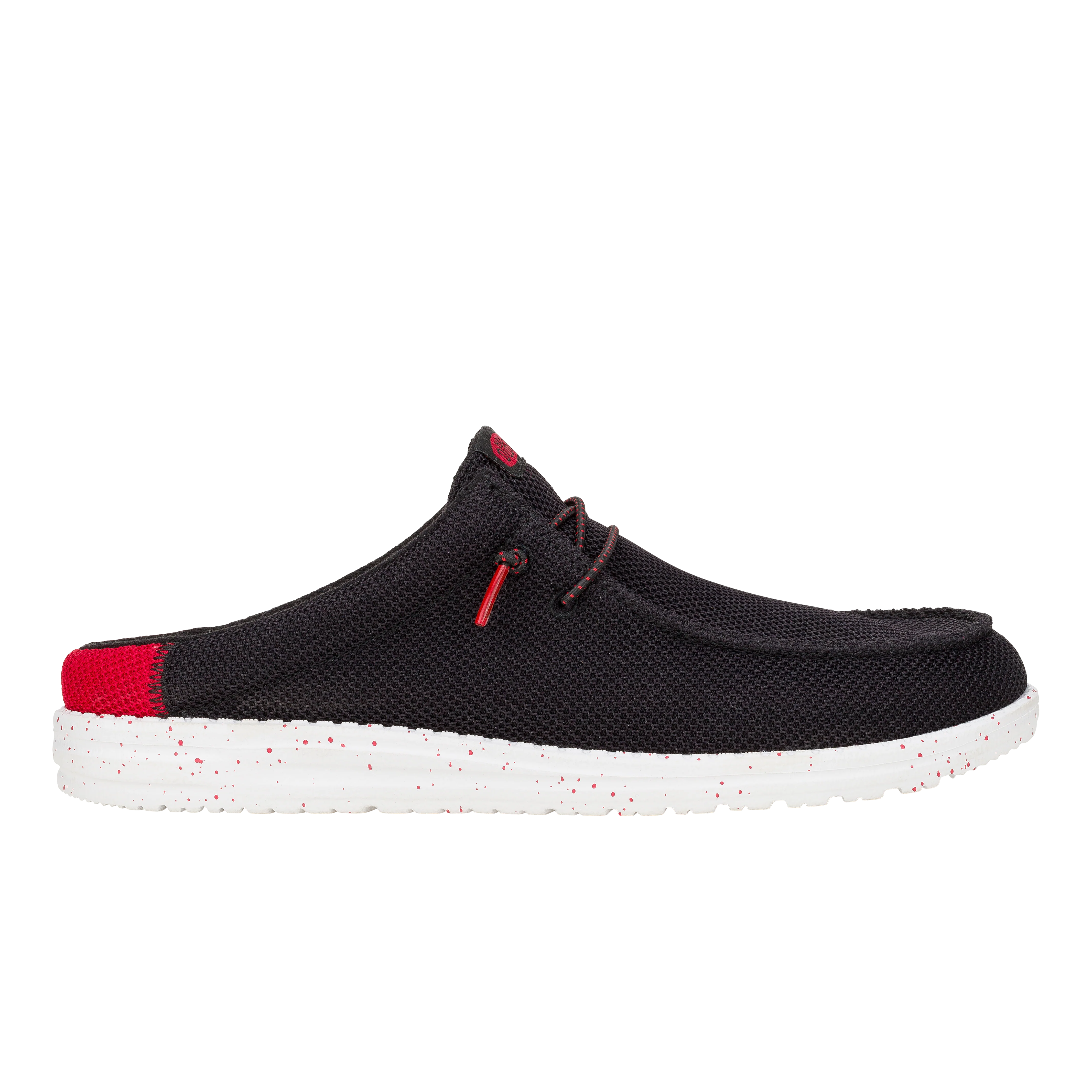 Wally Slip Varsity - Black/Red