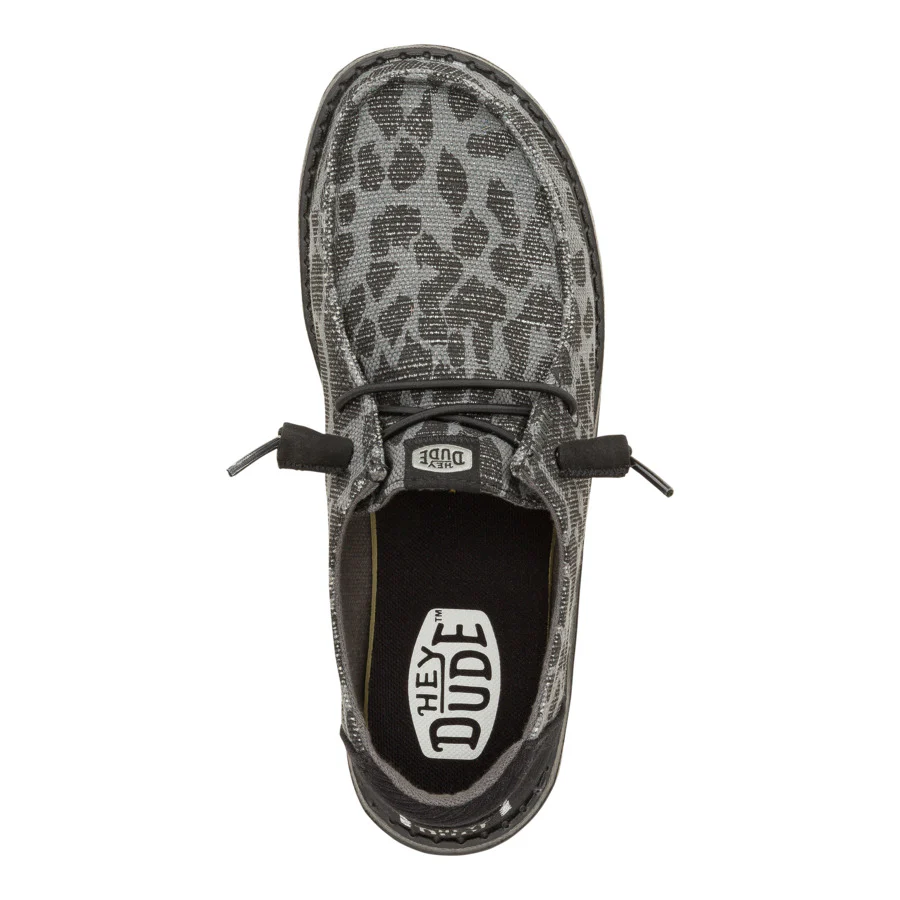 Wendy Leopard Sparkle - Black