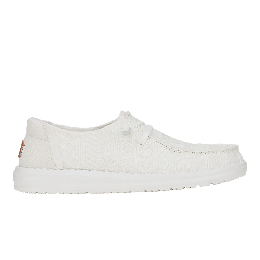 Wendy Crochet Lace - White