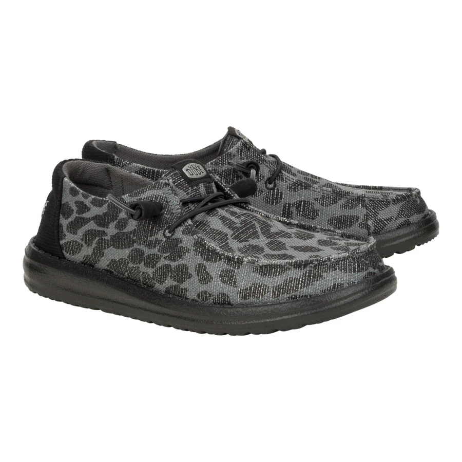 Wendy Leopard Sparkle - Black