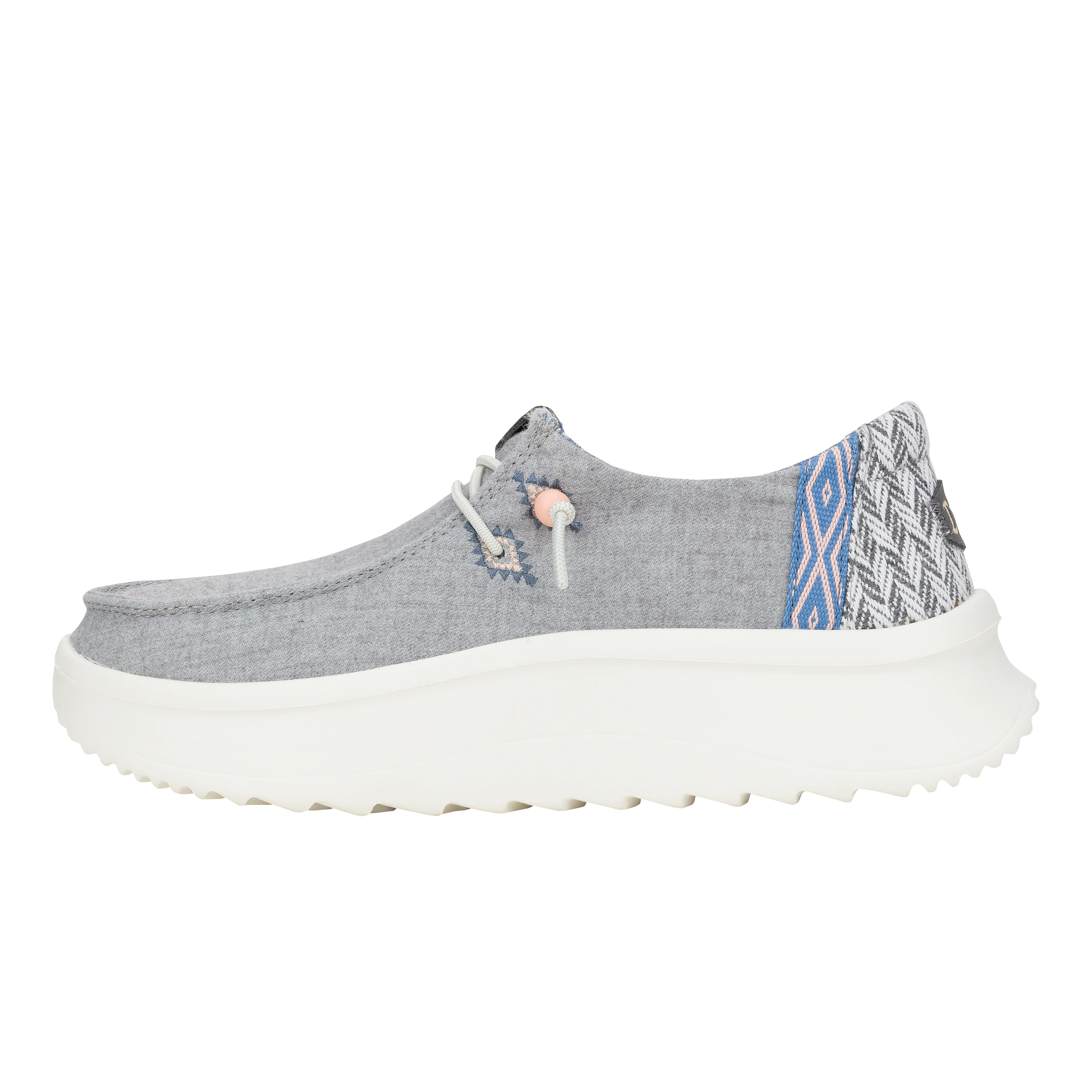 Wendy Peak Chambray Woven - Grey