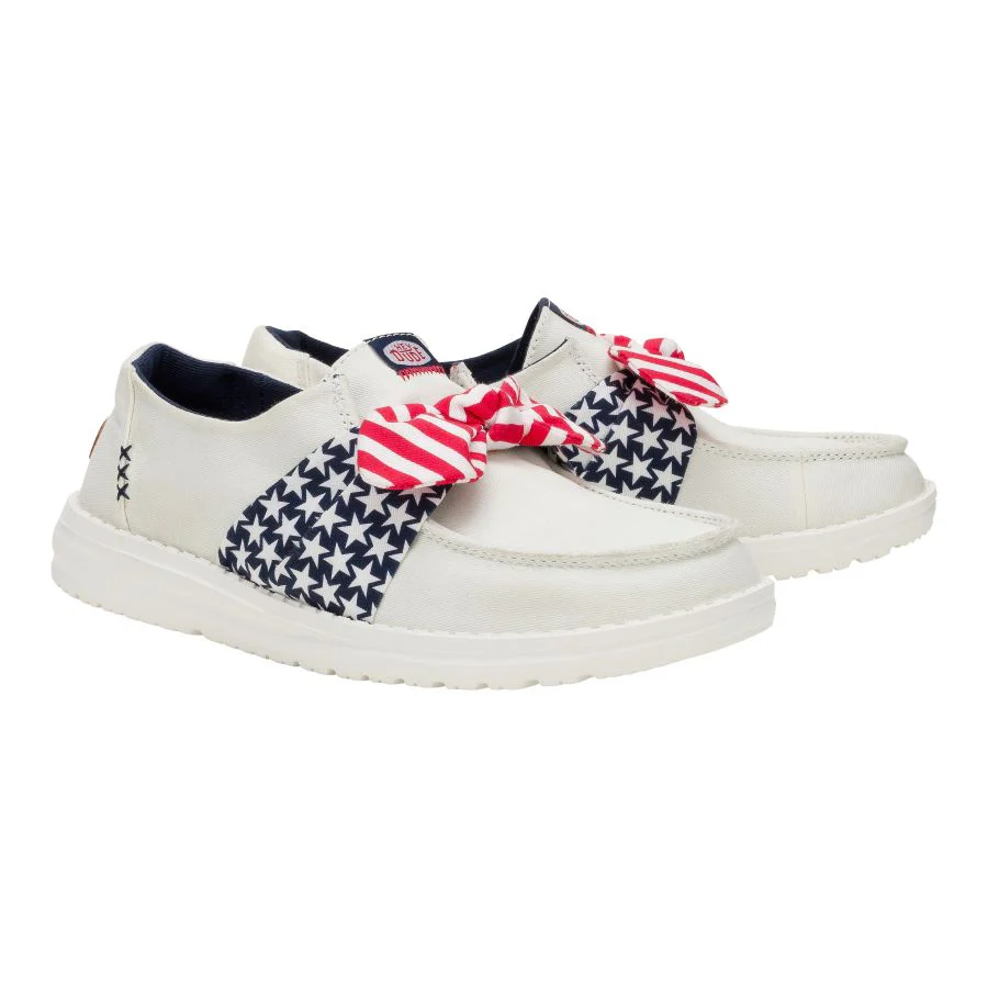 Wendy Bow Americana - White