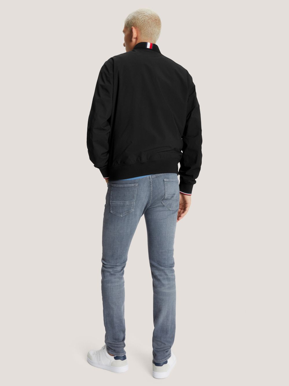 Lightweight Bomber Jacket - Black