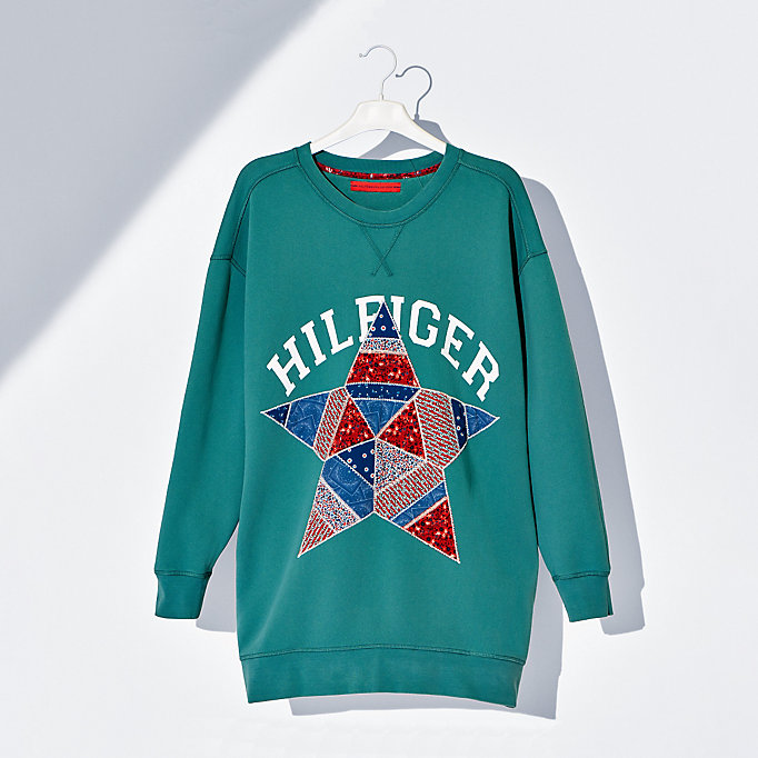 Tommy Hilfiger Patchwork Star Sweatshirt