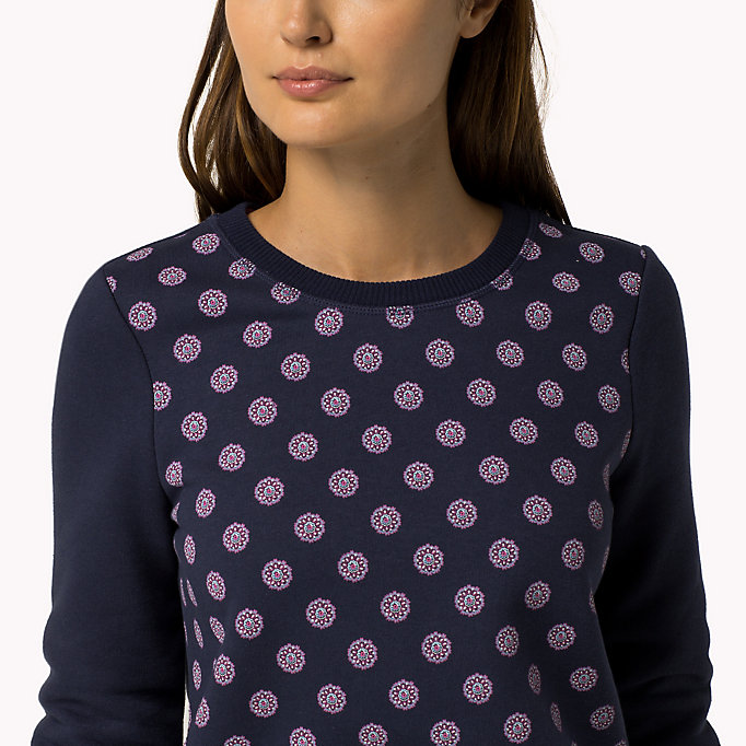 Tommy Hilfiger Printed Cotton Sweatshirt