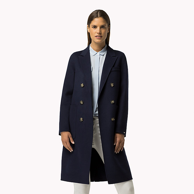 Tommy Hilfiger Classic Wool Blend Coat
