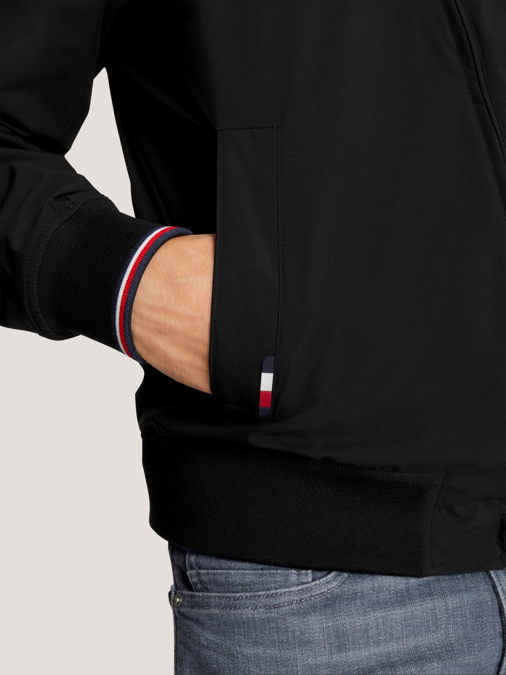 Lightweight Bomber Jacket - Black