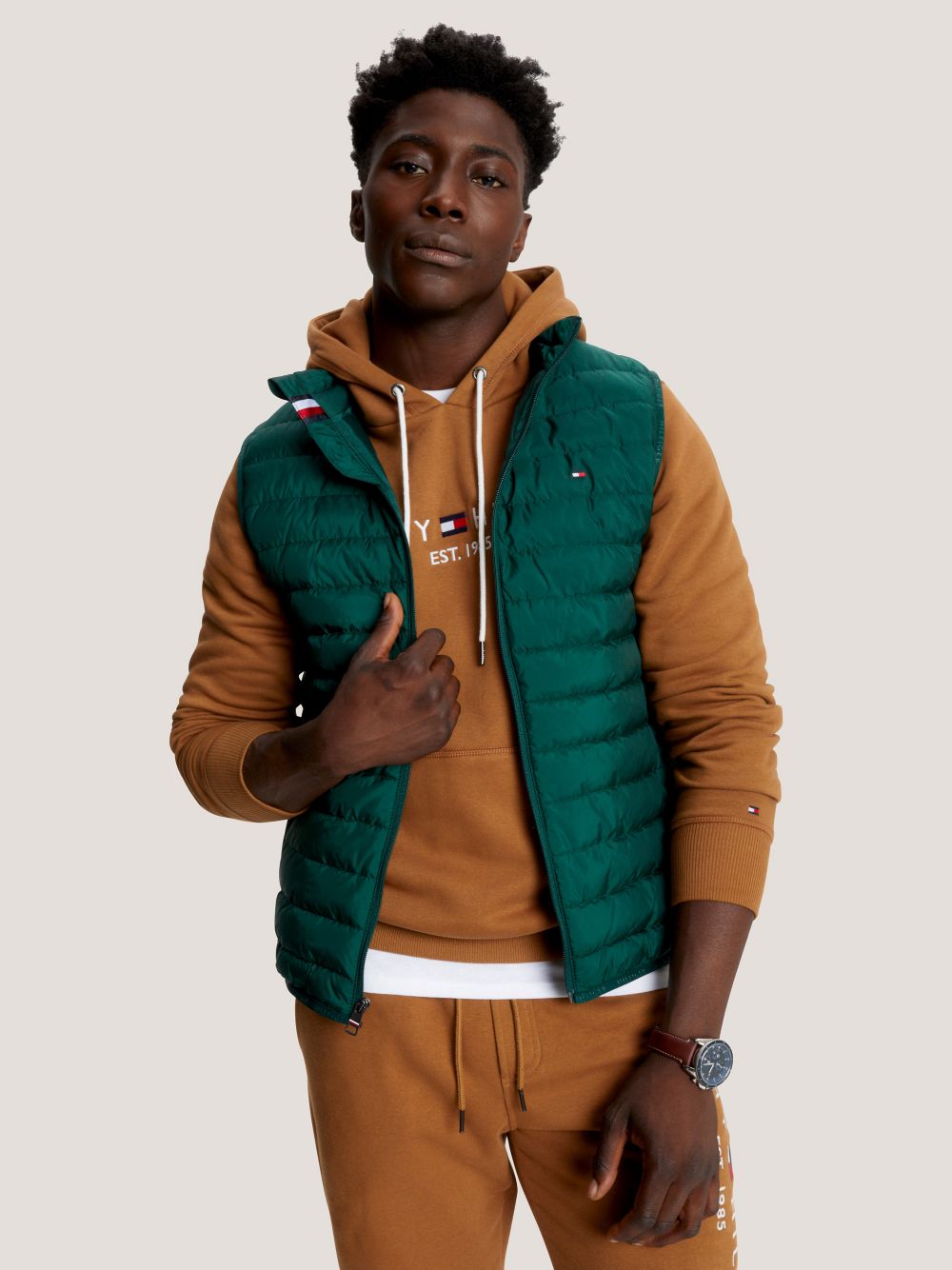 Recycled Packable Vest - Hunter