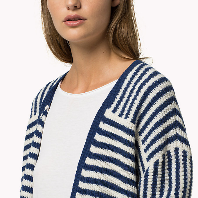 Tommy Hilfiger Lambswool Stripe Cardigan