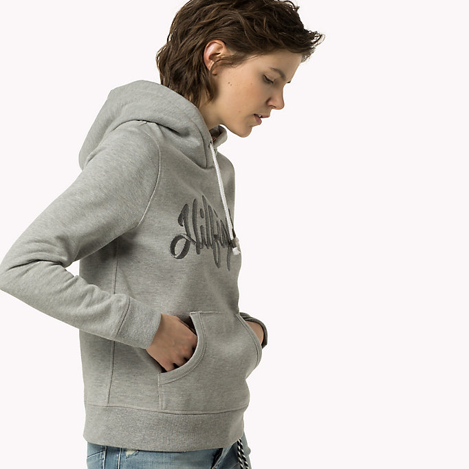 Tommy Hilfiger Embroidered Logo Hoodie