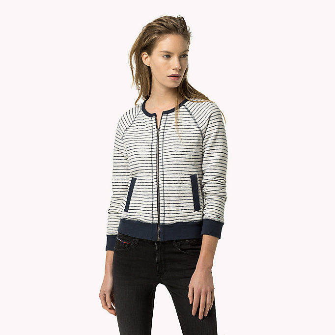Tommy Hilfiger Striped Fleece Jacket