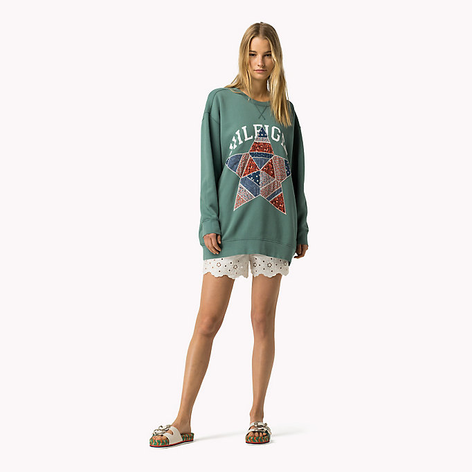 Tommy Hilfiger Patchwork Star Sweatshirt