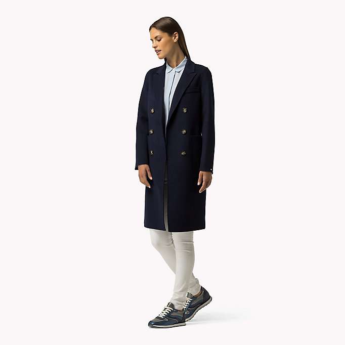 Tommy Hilfiger Classic Wool Blend Coat
