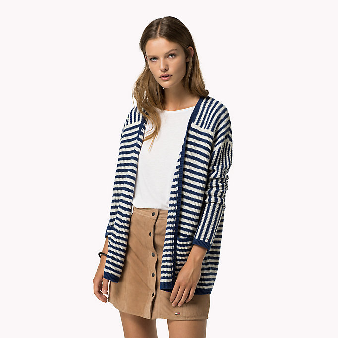 Tommy Hilfiger Lambswool Stripe Cardigan