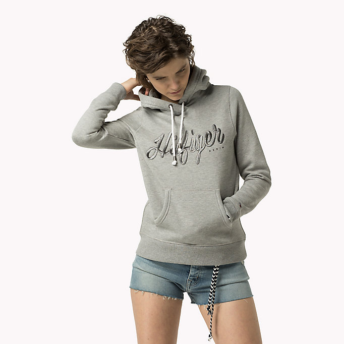 Tommy Hilfiger Embroidered Logo Hoodie