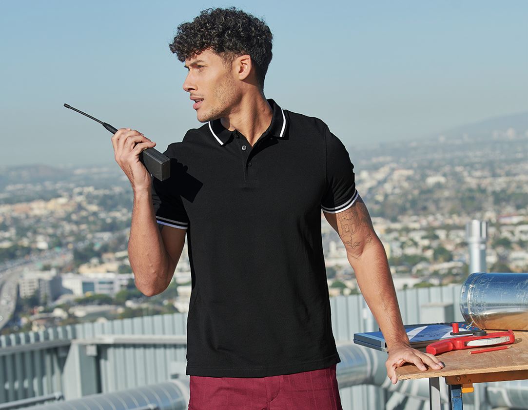e.s. Polo-Shirt cotton Deluxe Colour