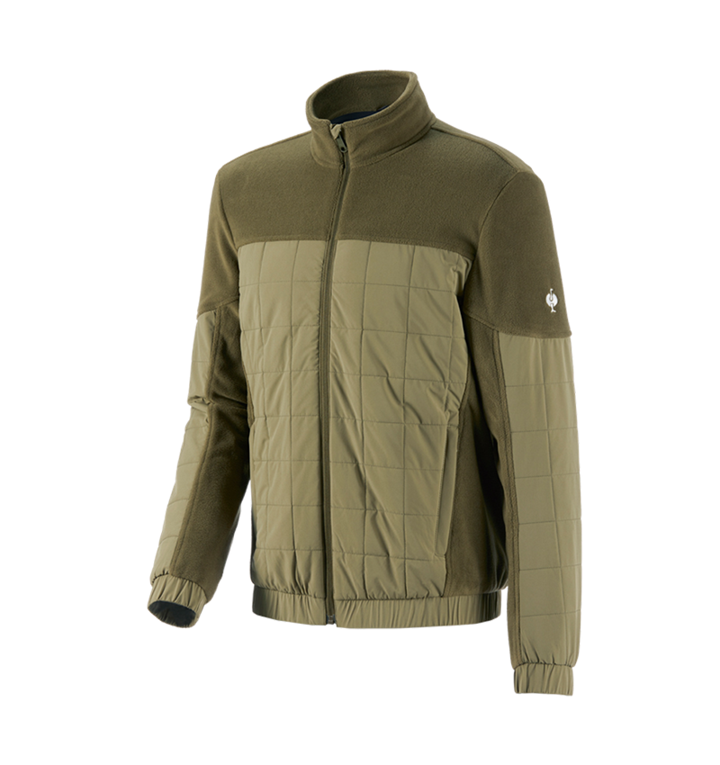 Hybrid Fleecejacke e.s.concrete