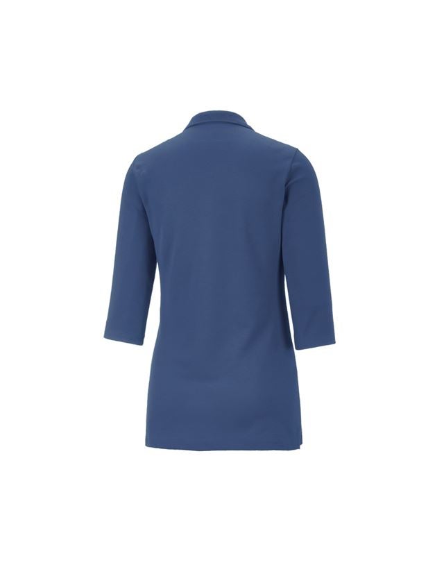 e.s. Piqué-Polo 3/4 Arm cotton stretch, Damen