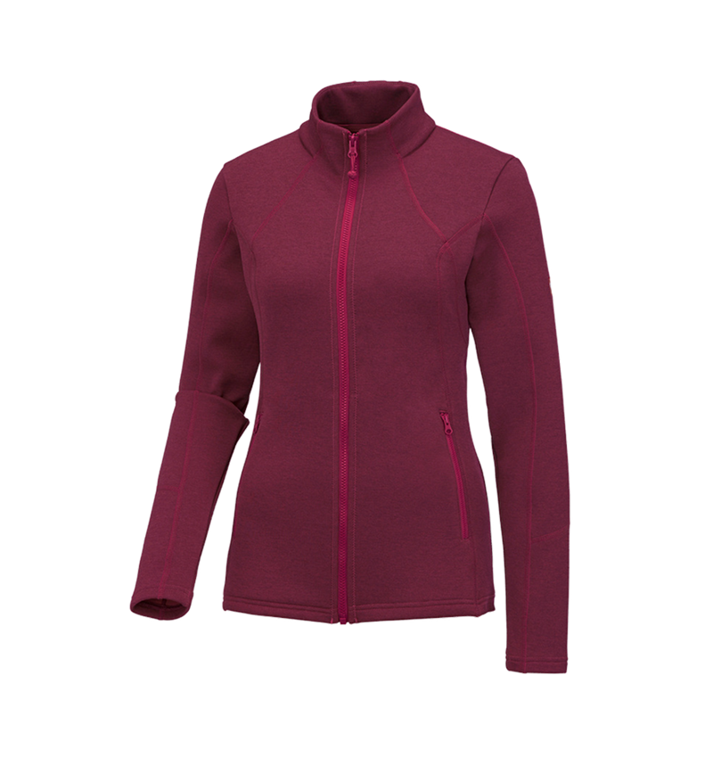 e.s. Funktions Sweatjacke melange, Damen