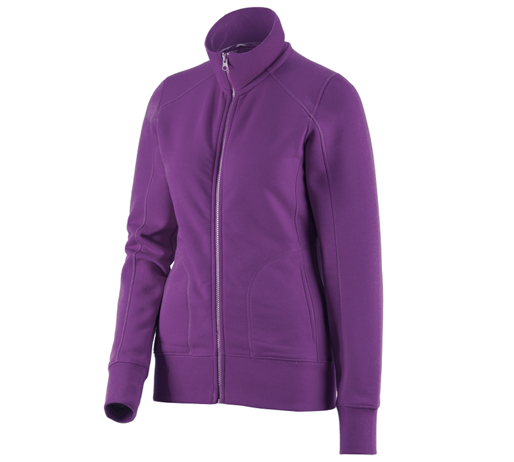 e.s. Sweatjacke poly cotton, Damen
