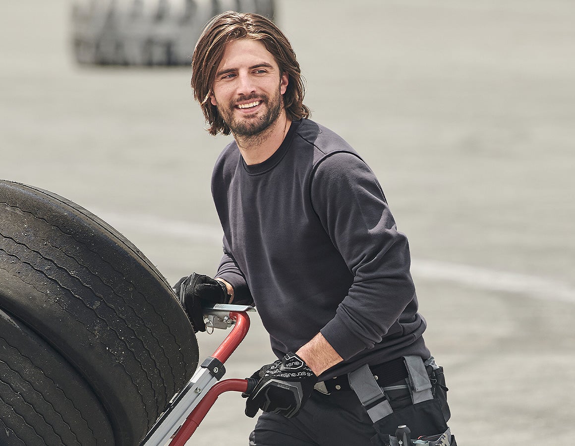 e.s. Sweatshirt poly cotton