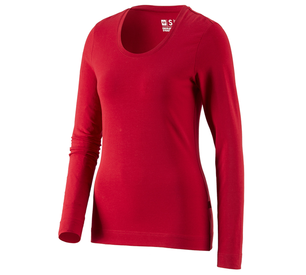 e.s. Longsleeve cotton stretch, Damen