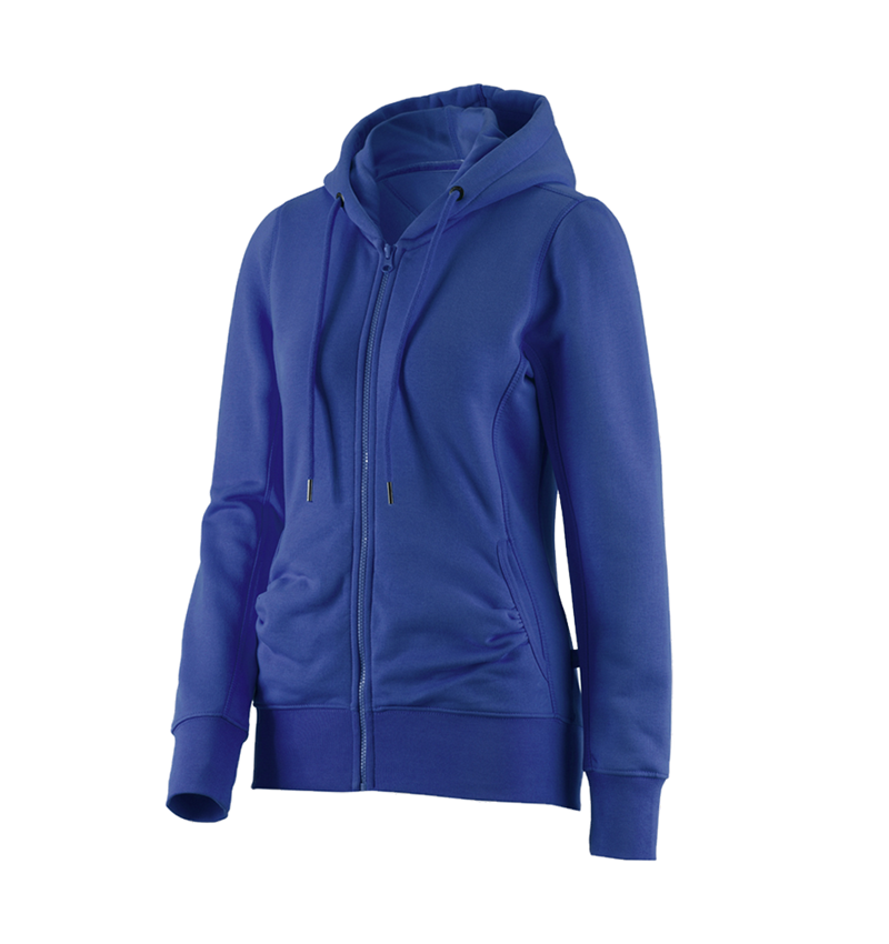 e.s. Hoody-Sweatjacke poly cotton, Damen