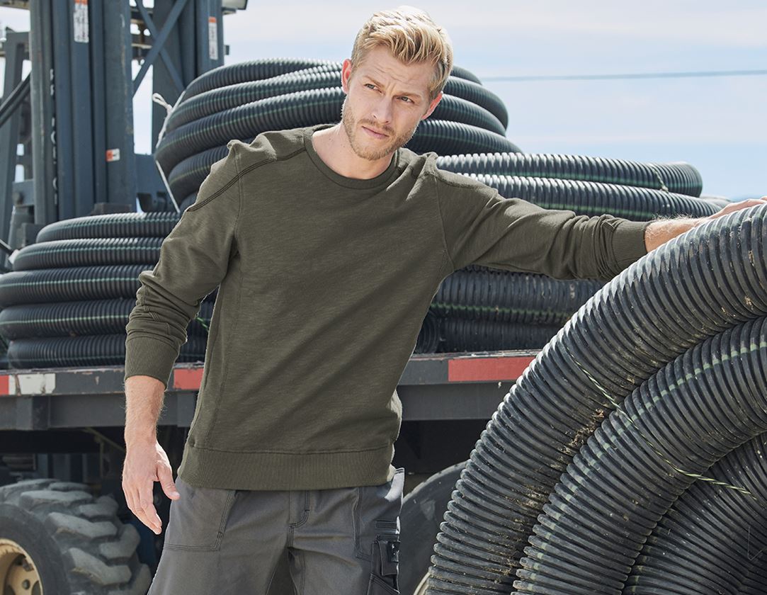 Sweatshirt cotton slub e.s.roughtough