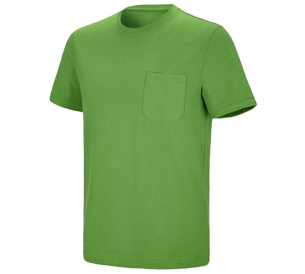 e.s. T-Shirt cotton stretch Pocket