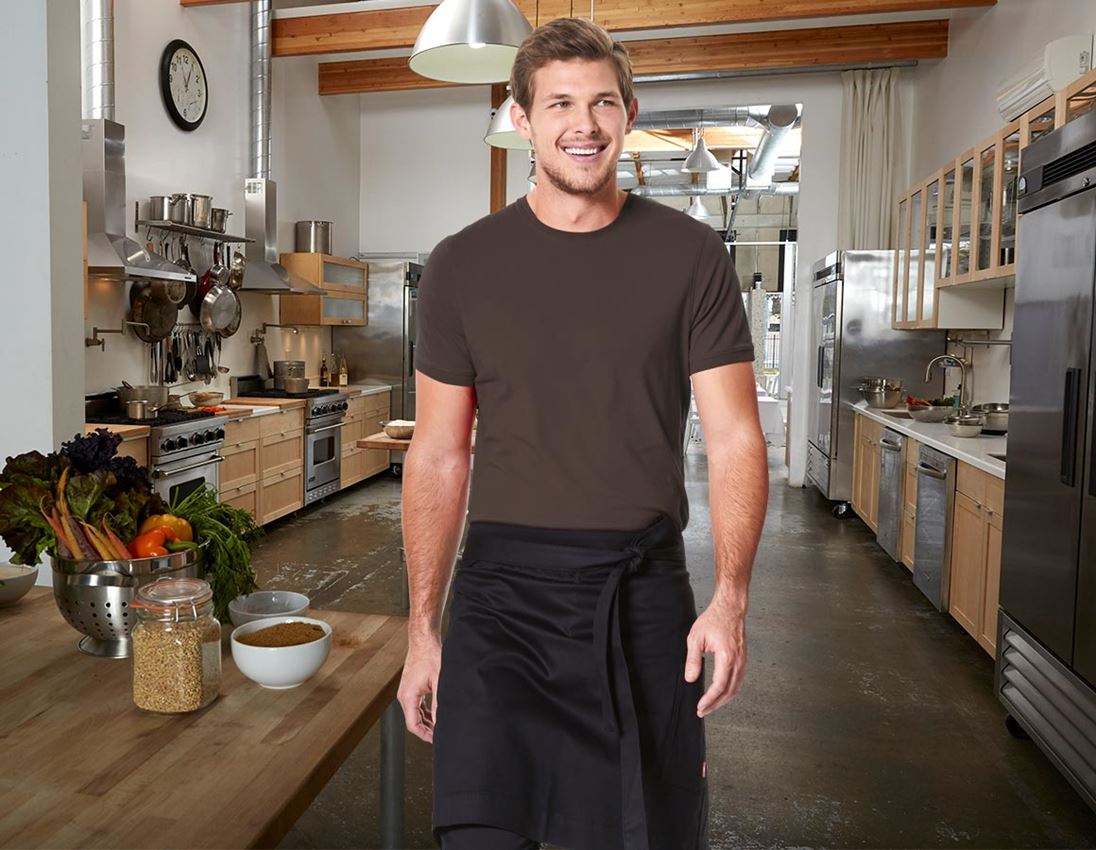 e.s. T-Shirt cotton stretch, long fit