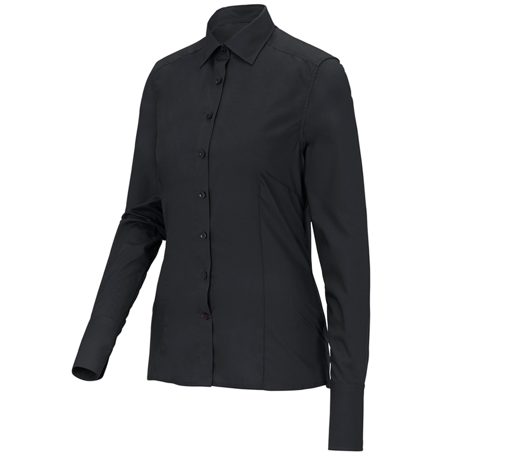 Business Bluse e.s.comfort, langarm