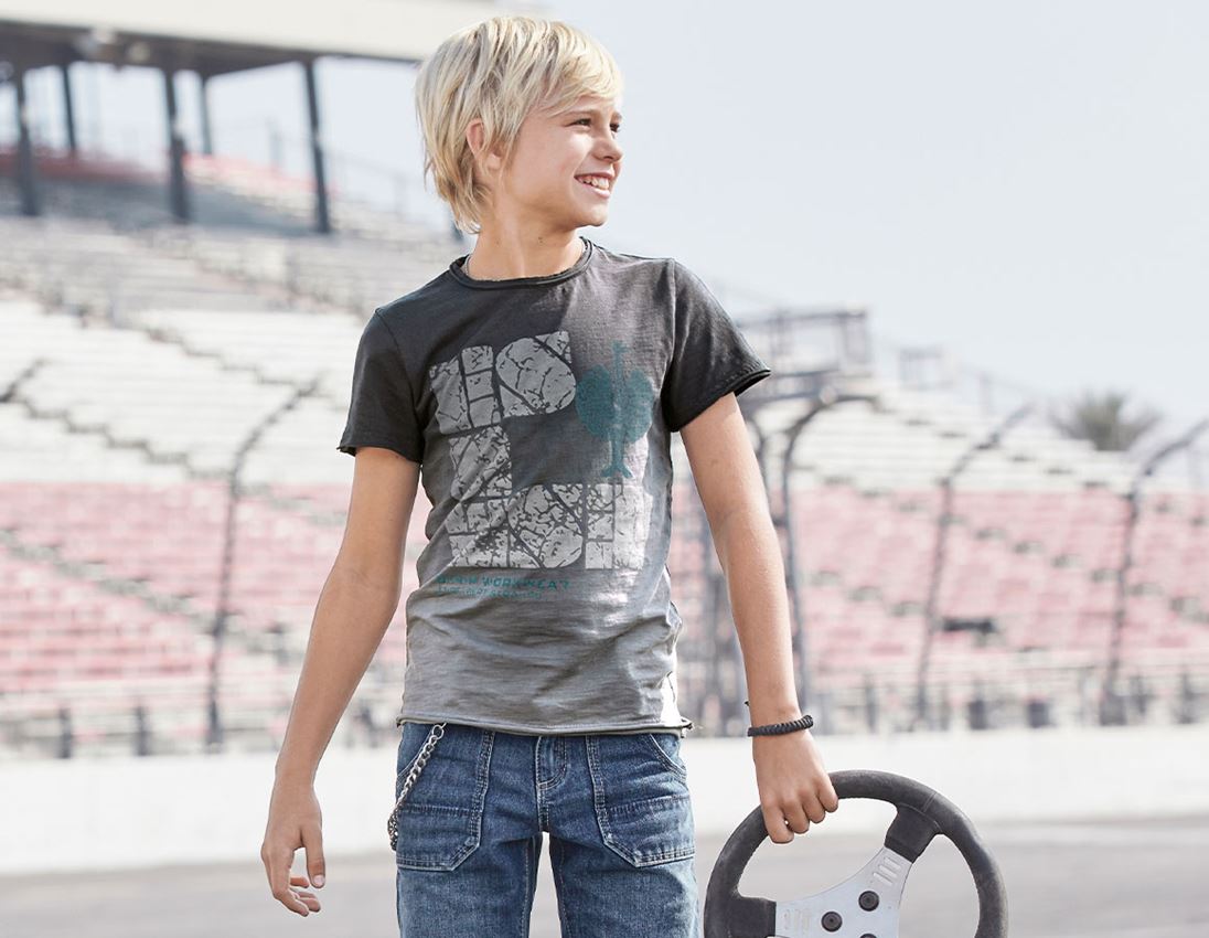 e.s. T-Shirt denim workwear, Kinder