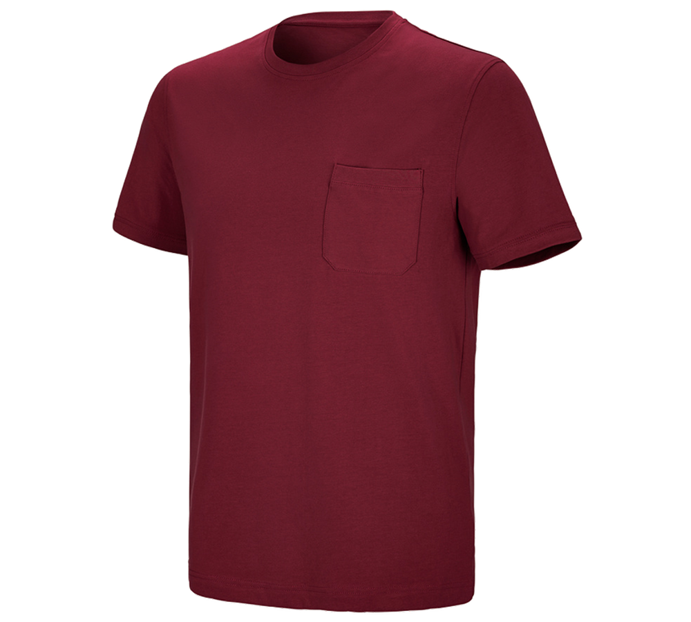 e.s. T-Shirt cotton stretch Pocket
